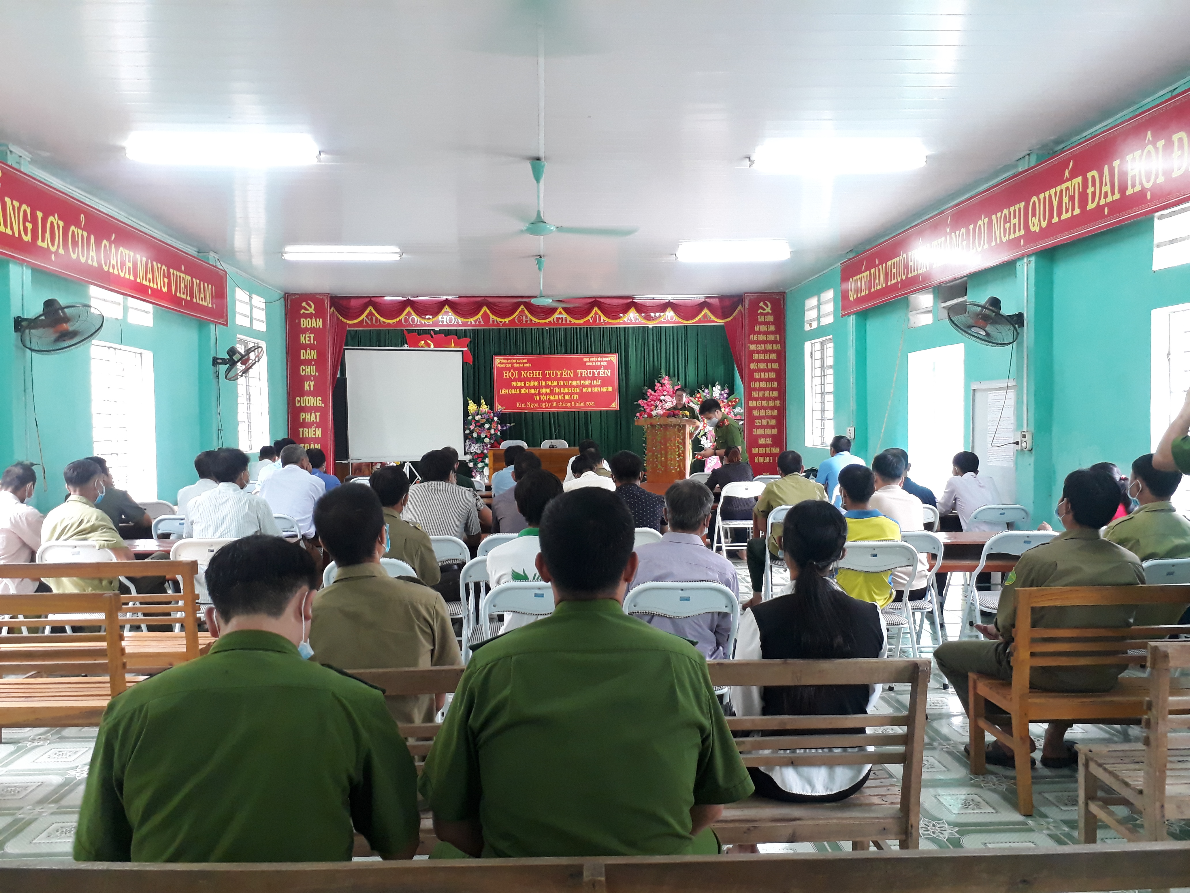 Công an tỉnh Hà Giang tổ chức tuyên truyền phổ biến giáo dục pháp luật tại xã Kim Ngọc, huyện Bắc Quang