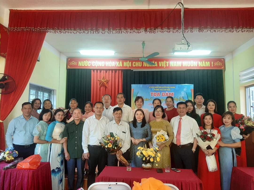 Trường THCS Kim Ngọc tọa đàm kỷ niệm 41 năm ngày Nhà giáo Việt Nam 20/11